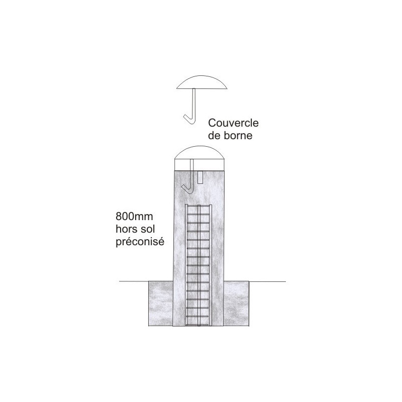 Borne anti-belier # MU3571