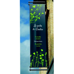 potense enseigne de facade en toile de bache tendue # AC4031