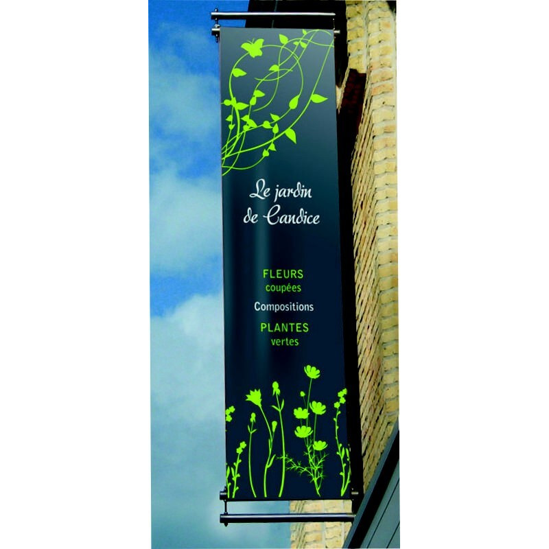 potense enseigne de facade en toile de bache tendue # AC4031 potense enseigne de facade en toile de bache tendue # AC4031