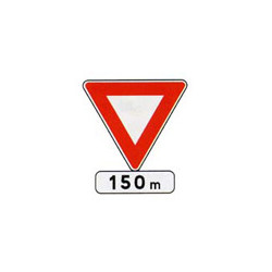 Panneau triangle AB3b # PR10AB3b700