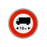 Panneau rond B10a # PR10B10a650