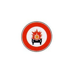 Panneau rond B18a # PR10B18a650
