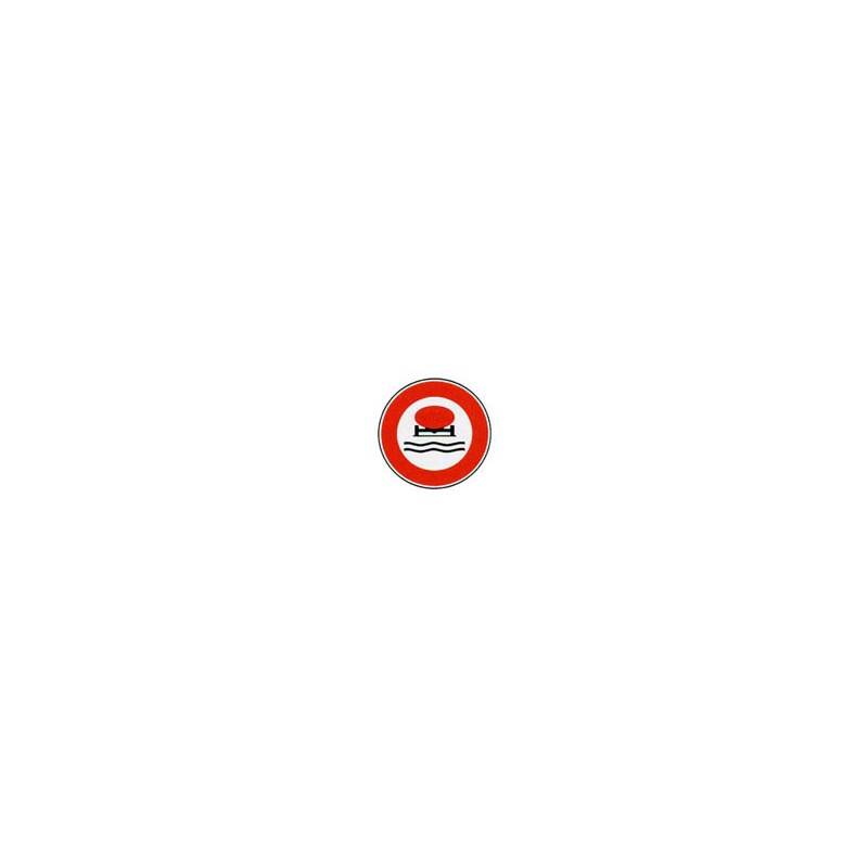 Panneau rond B18b # PR10B18b650 Panneau rond B18b # PR10B18b650