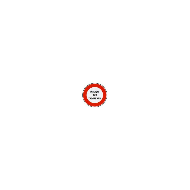 Panneau rond B19 # PR100B19650 Panneau rond B19 # PR100B19650