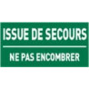 panneau issue de secours ne pas emcombrer # DP1021