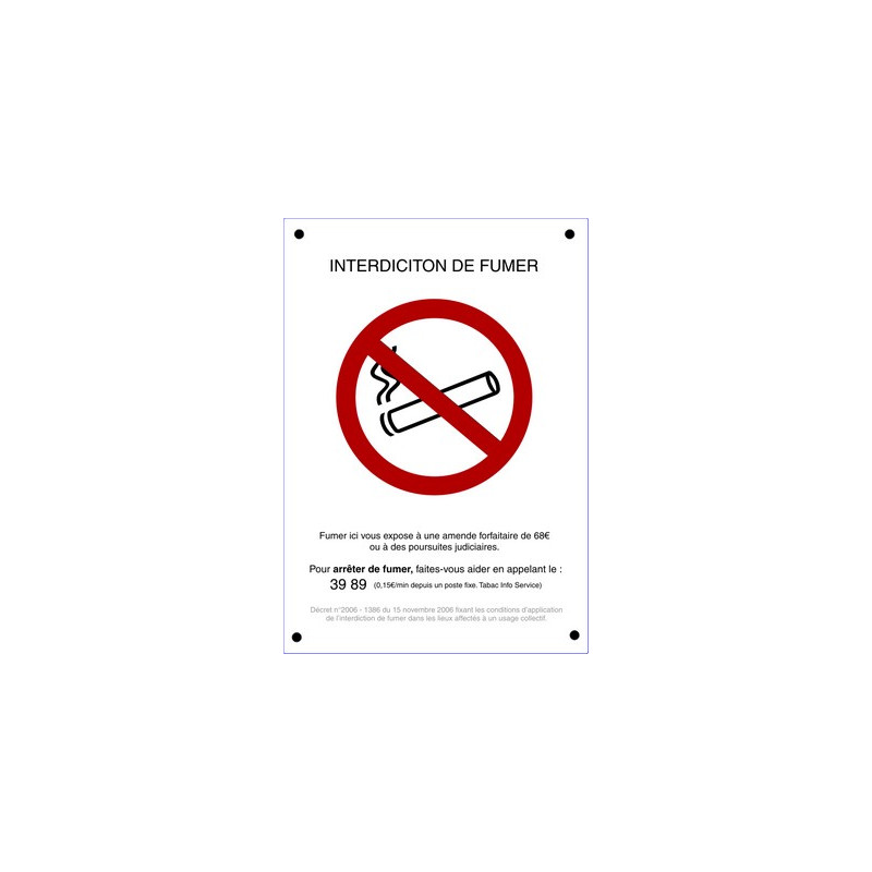panneau indiction de fumer # DP1085 panneau indiction de fumer # DP1085