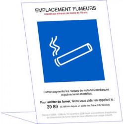 panneau emplacement fumeur # DP1075