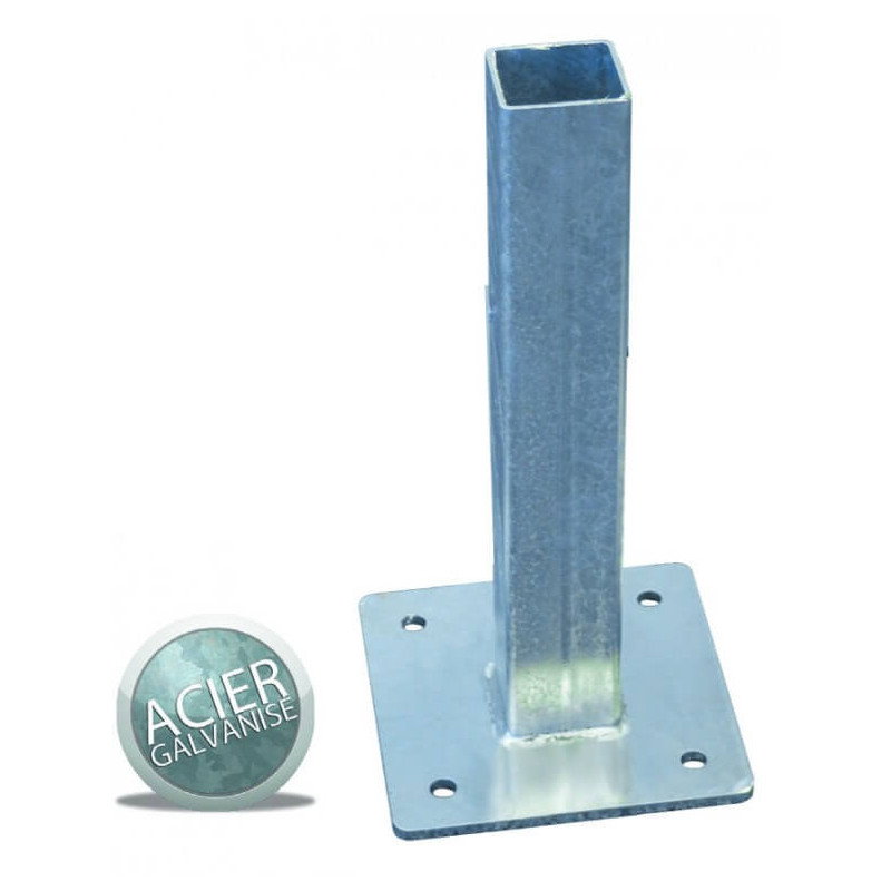 platine mât carré # MU1546 platine mât carré # MU1546
