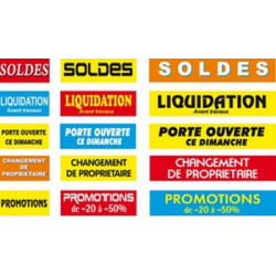 Calicots soldes, Liquidation, Promotions.... # BC2303
