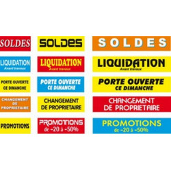 Impression Affiches soldes liquidation et autres - SIGMA