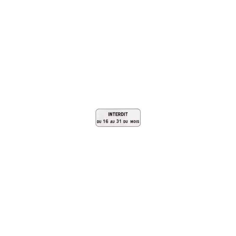 Panonceau M6b2 # PR10M6B2500 Panonceau M6b2 # PR10M6B2500