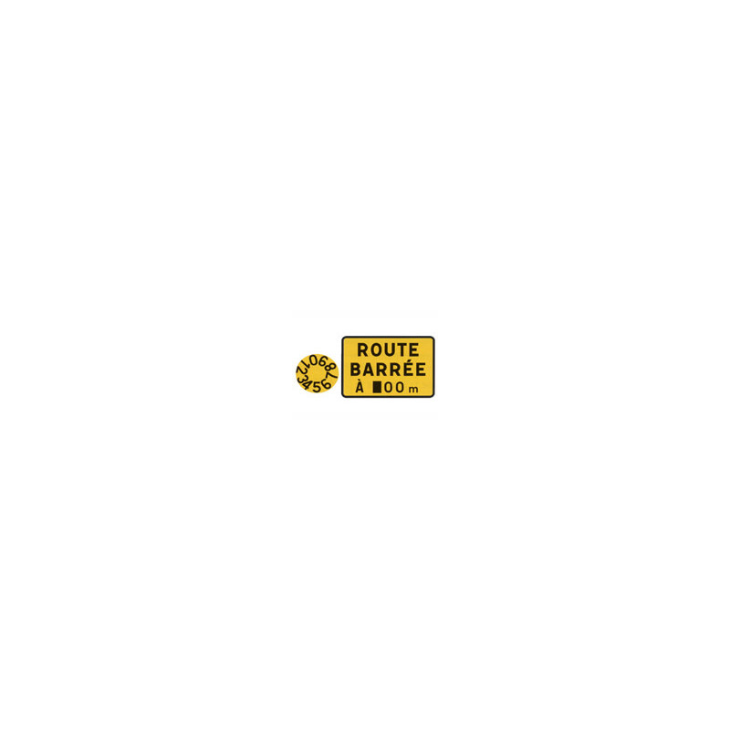 Panneau rectangle KC1d # PR10KC1d80-60 Panneau rectangle KC1d # PR10KC1d80-60
