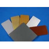 Plaque aluminium sandwich PE Coloris métal brossé 1 face # MP0461AM