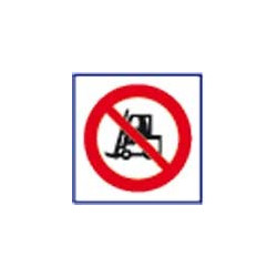 panneau signalisation interdit aux véhicules # AD1131