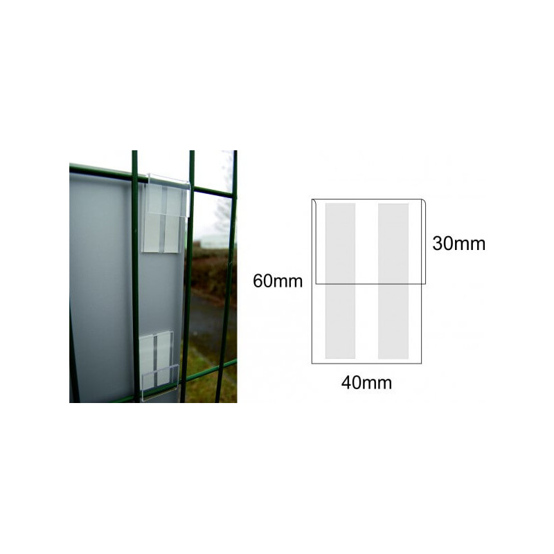Patte d'accroche pour grille et grillage soudé # ACP019 Patte d'accroche pour grille et grillage soudé # ACP019