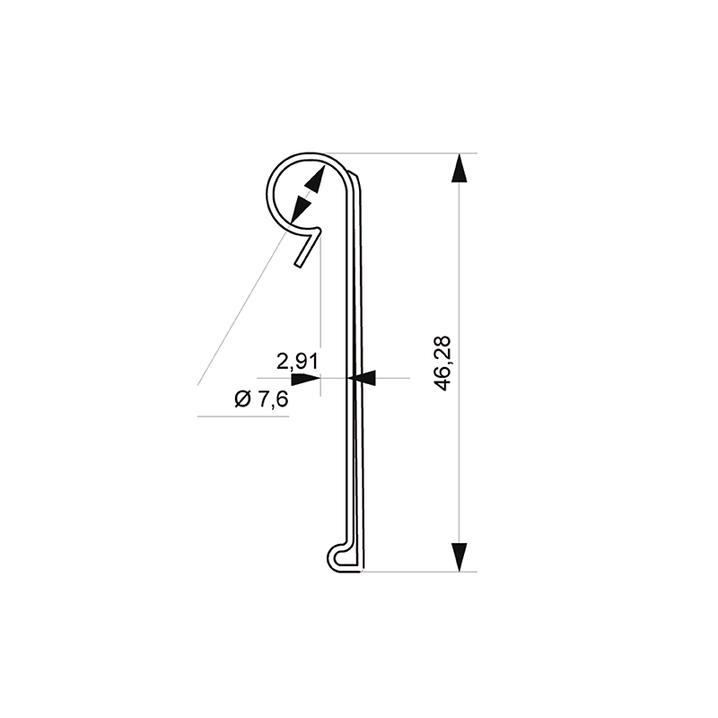 porte etiquette broche # VPR0071