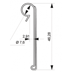 porte etiquette broche # VPR0071