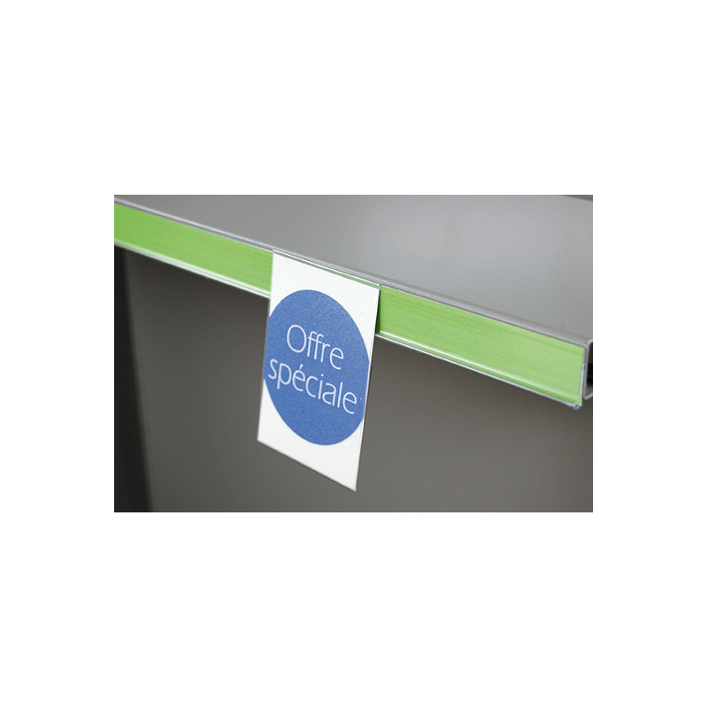 Porte-étiquette dessous de tablette pour réglette # VPE0990