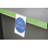 Porte-étiquette dessous de tablette pour réglette # VPE0990