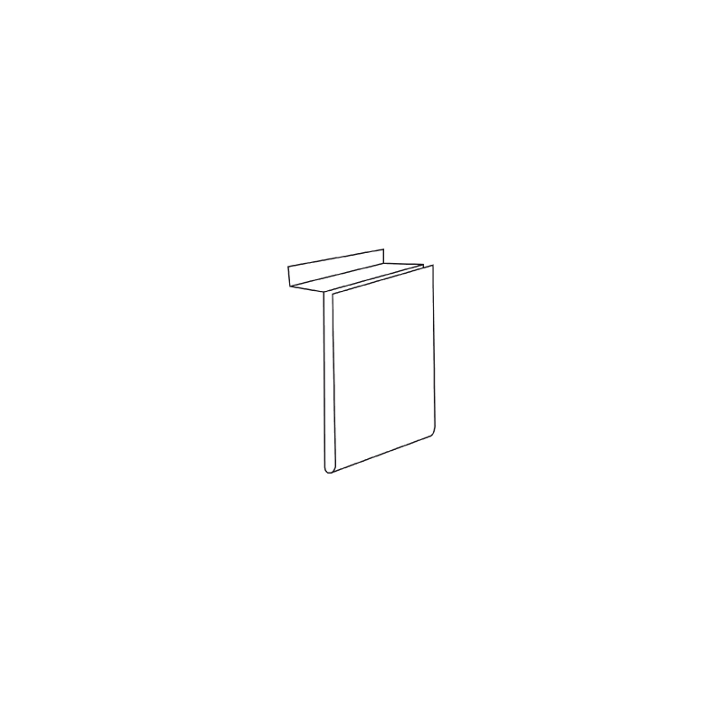 Porte-étiquette fond de lame # VPE0741