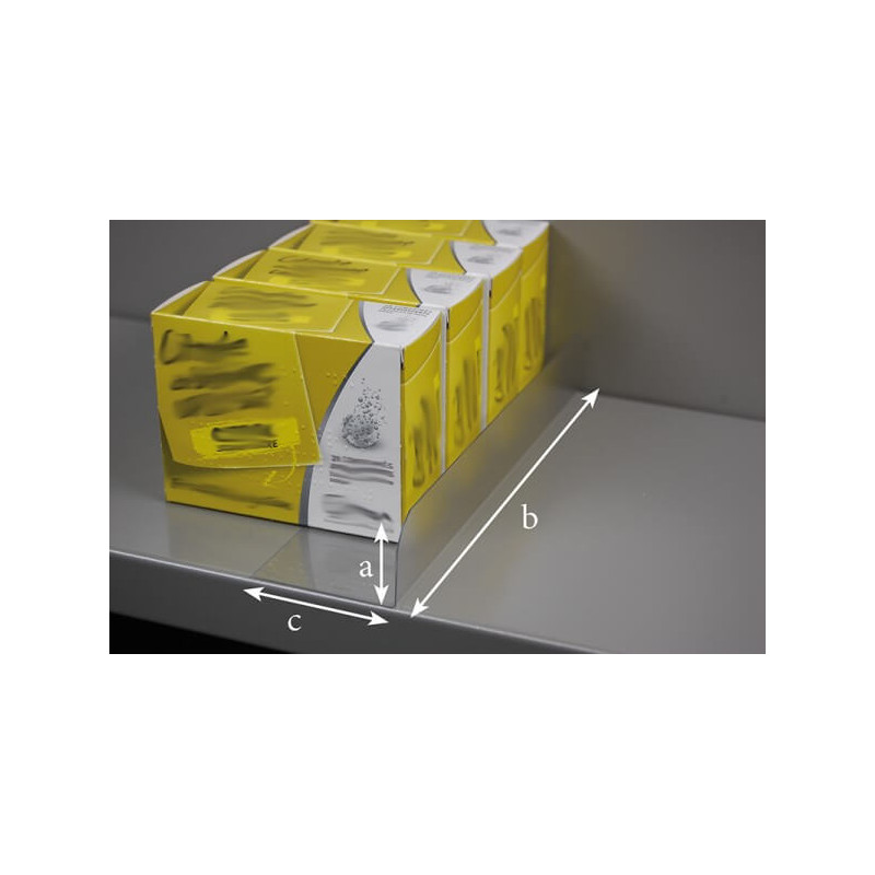 séparateur transparent pvc tablette de rayon   # VSP5211