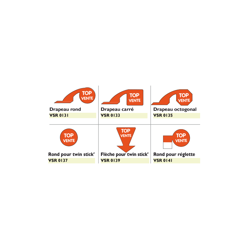 stop rayon Top vente visuel 2 # VSR0131