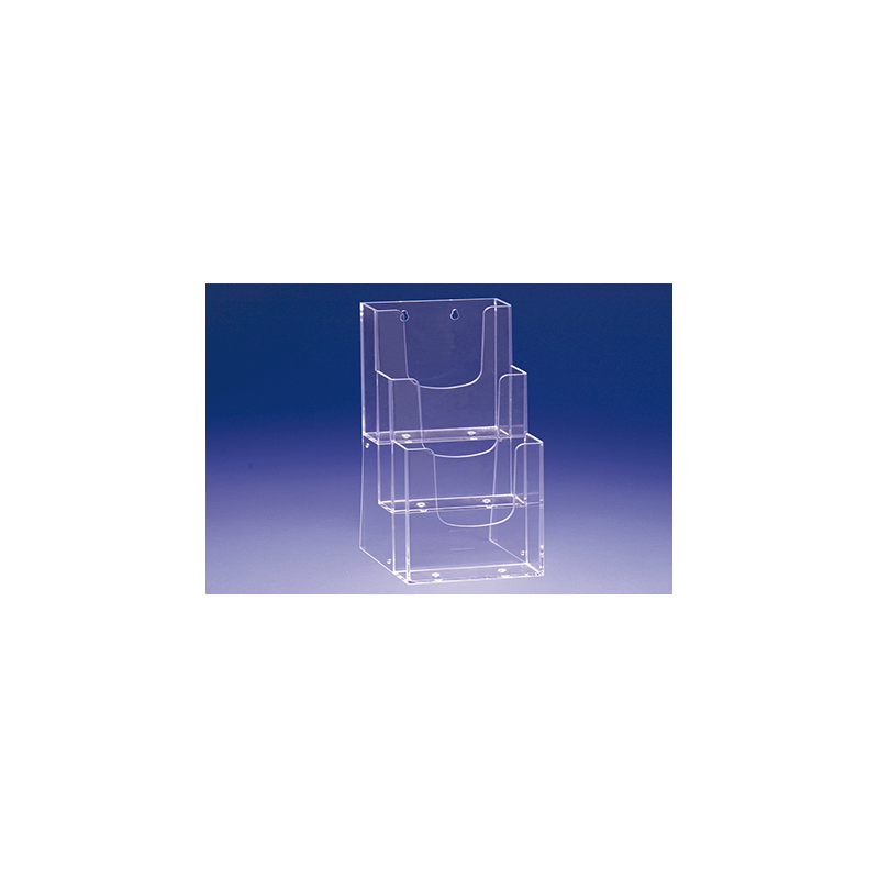 Porte-brochures 3 niveaux A5 # VPB0344