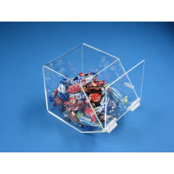 Boite à bonbons transparent plastique # VMB0181