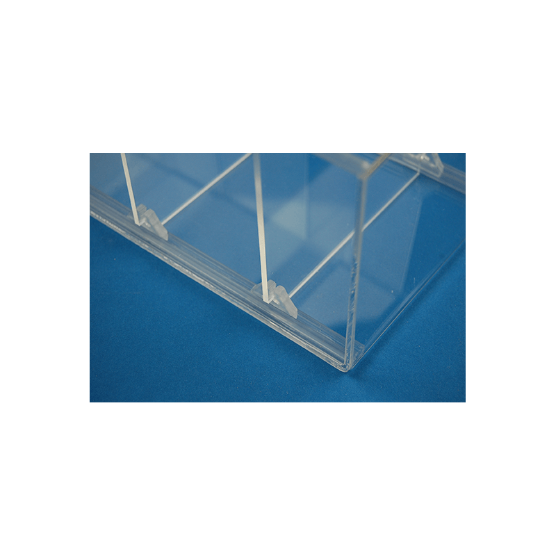 Boite separation amovible plexi avec couvercle # VMB0411