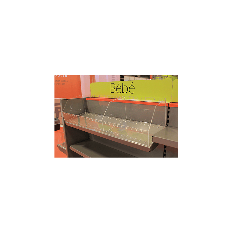 Bac avec séparateur modulable pour tablette # VPP1151