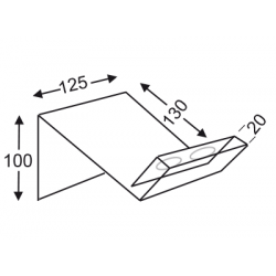 PRESENTOIR EXTERIEUR INCLINE+TABLETTE DISTRIMAT EASY POUR DALLAGE