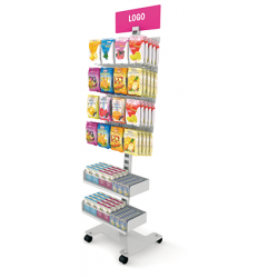 Présentoir sur roulettes MULTOSPIN® 1 # VPP1511 Présentoir sur roulettes MULTOSPIN® 1 # VPP1511