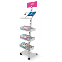 Présentoir sur pied MULTOSPIN® 2 # VPP1521 Présentoir sur pied MULTOSPIN® 2 # VPP1521
