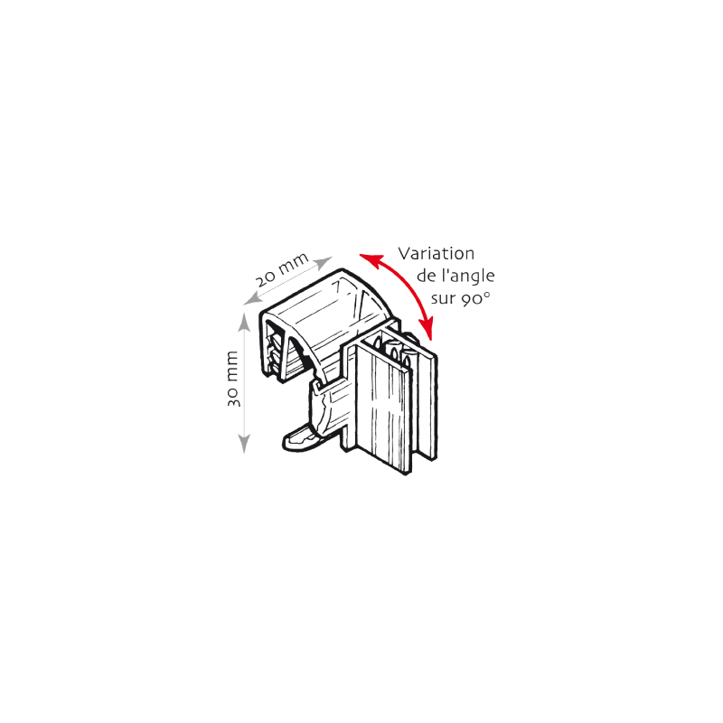 support plv amovible # VAC3011