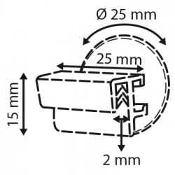 Grip ventouse facing # VAC3095