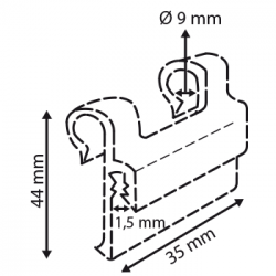 grip pour bac soldeur # VAC3085