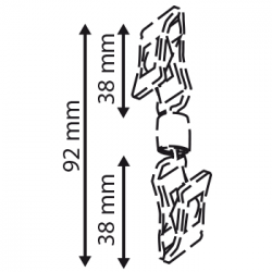 Pince double articulée pour surface plane # VAC3635