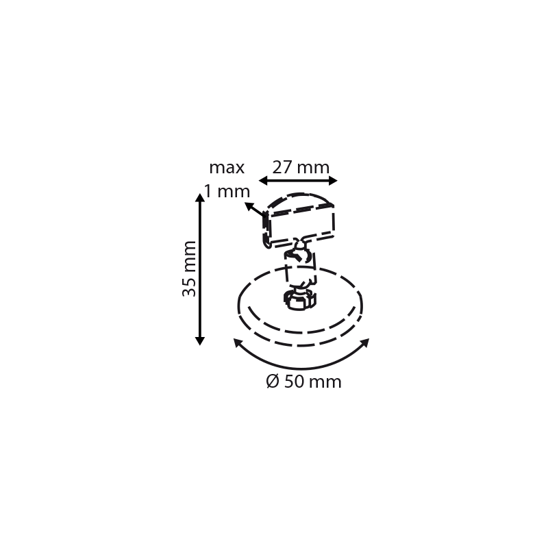 Chevalet pince articulé # VAC3651