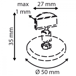 Chevalet pince articulé # VAC3651