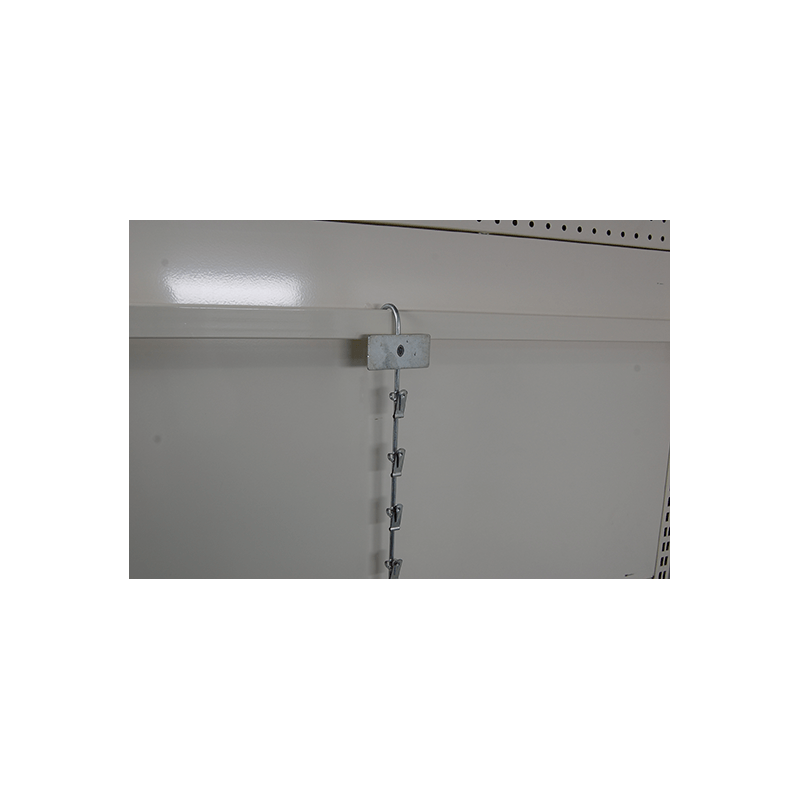 Bande métal avec tétière 12 attaches # VAC4351