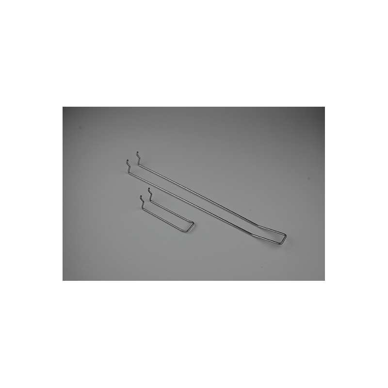 broche double pour gondole fond perforé # VAB1111