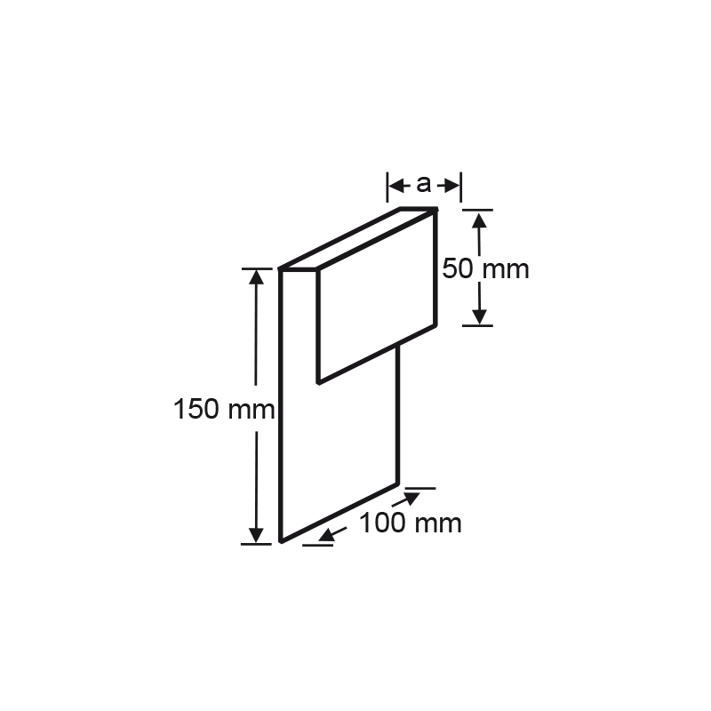 Patte crochet en &#8220;L&#8221; # VPA0031