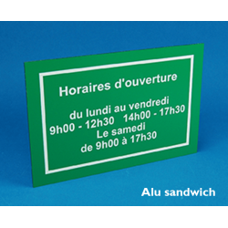 Panneau horaires # VPX1351