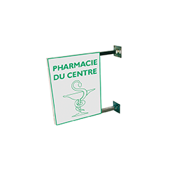 Enseigne drapeau personnalisé 2 faces planes # VEN0011