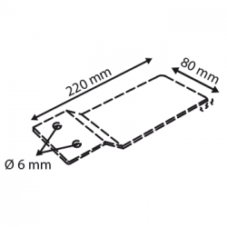 schéma plaquette pied drapeau # VAC3431