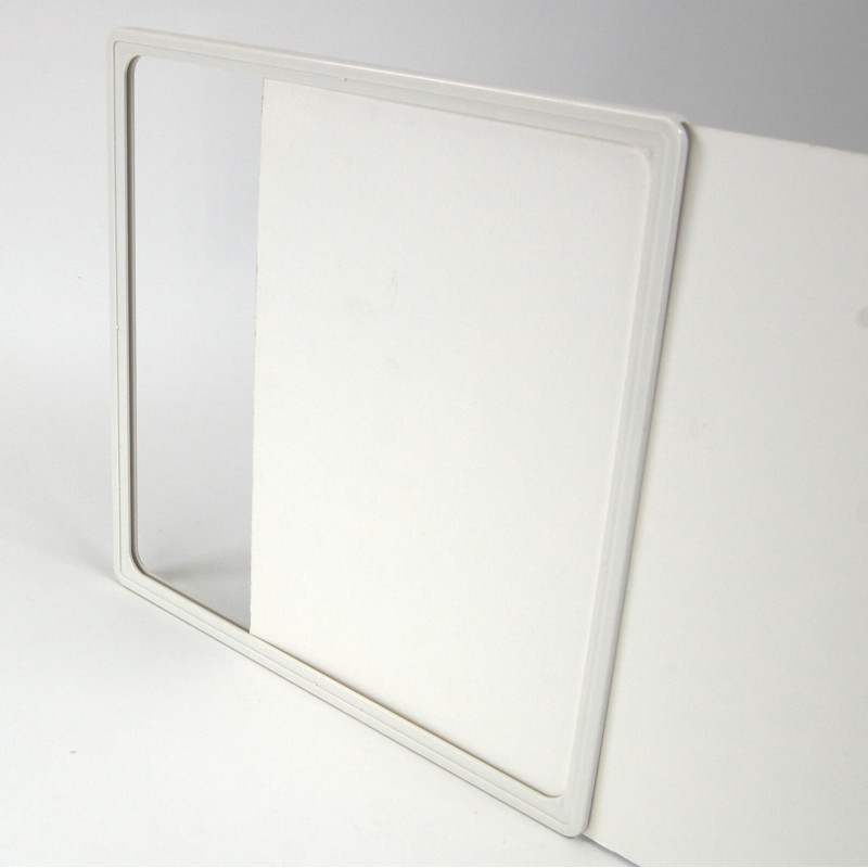 cadre porte-affiche PVC blanc # VPE0628