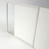 cadre porte-affiche PVC blanc # VPE0628