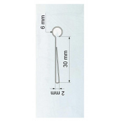 porte etiquette broche double - SIGMA