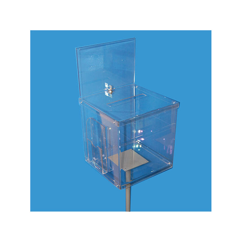 urne sur pied avec affiche  # VPB0260