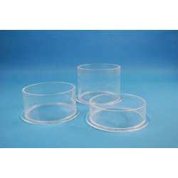 bac rond plexi transparent # VMB0611